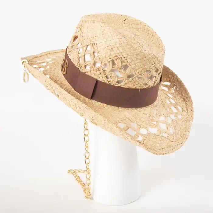 Chapeau de paille RB Rafia style espagnol