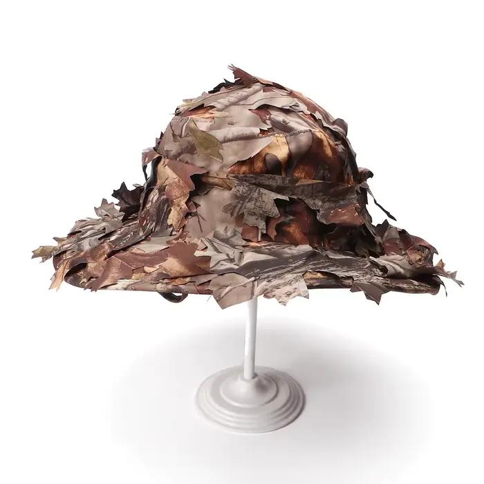 Chapeaux Boonie Camouflage Homme Feuilles 3D Casquettes Tactiques Camo