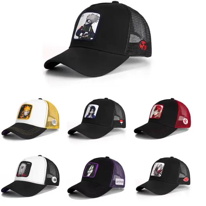 Casquette Uchiha Itachi en flanelle réglable pour hommes et femmes styles d'anime hip hop cosplay occasions spéciales