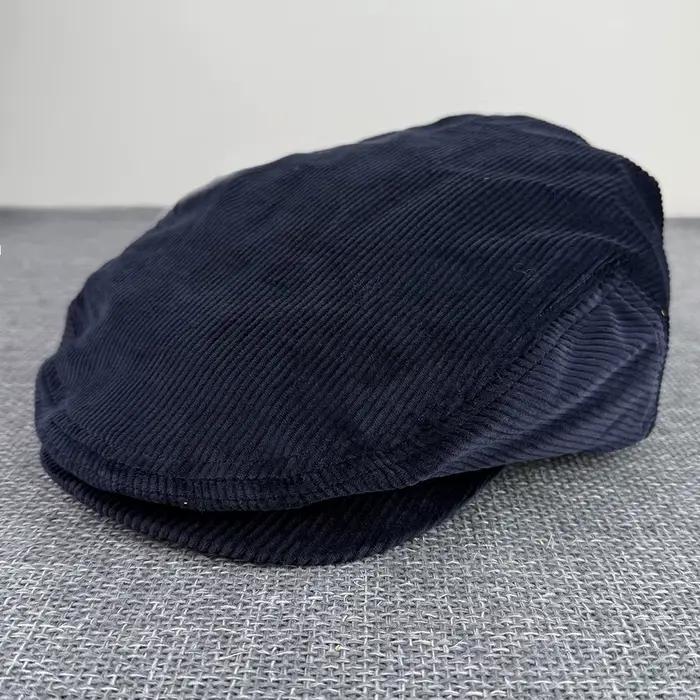 Casquettes plates en velours côtelé pour hommes et femmes