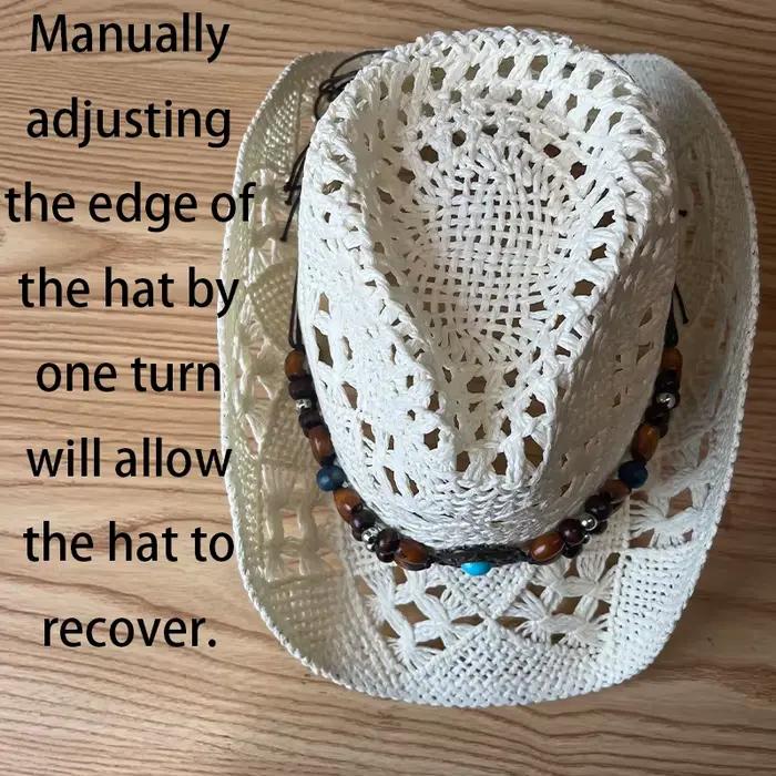 Chapeau de paille d'été pour femmes et hommes