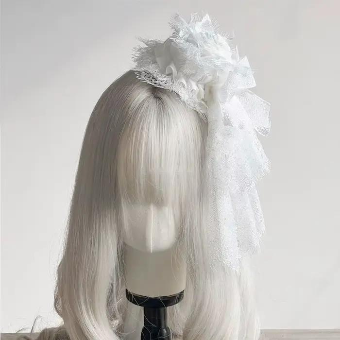 Cosplay Lolita coiffure gothique foncé sauvage lo élégant chapeau petit