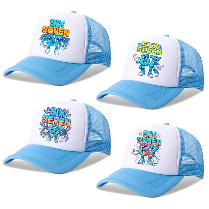 67 Six Seven enfants casquettes de Baseball voler un cerveau dessin animé imprimé chapeau
