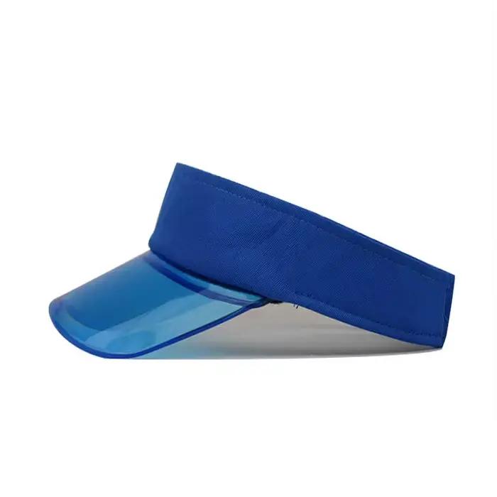 Chapeau de soleil vide en plastique Transparent