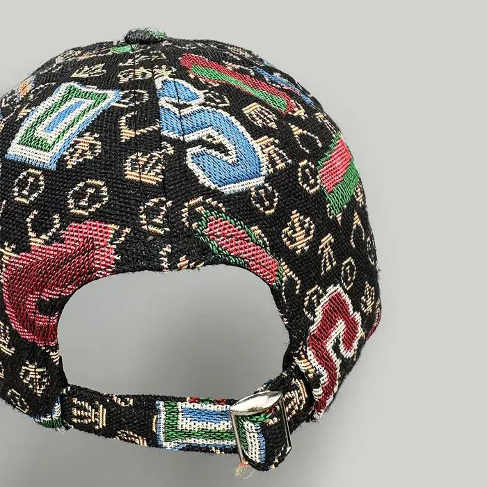 Casquettes de baseball rétro à lettres irrégulières
