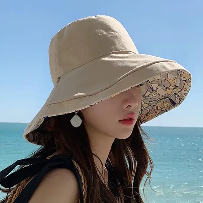 Chapeau bob double face pour femme