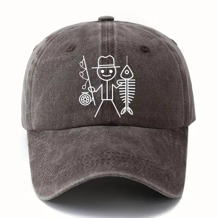 Casquette de baseball de pêche pour homme