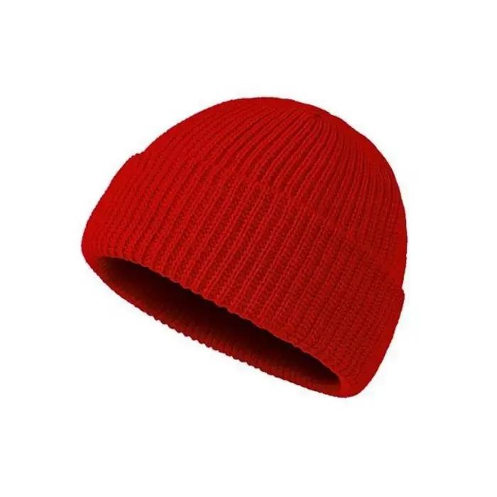 2024 nouveau chapeau hommes hiver couleur unie tout-match pastèque Hip Hop vente chaude tricot