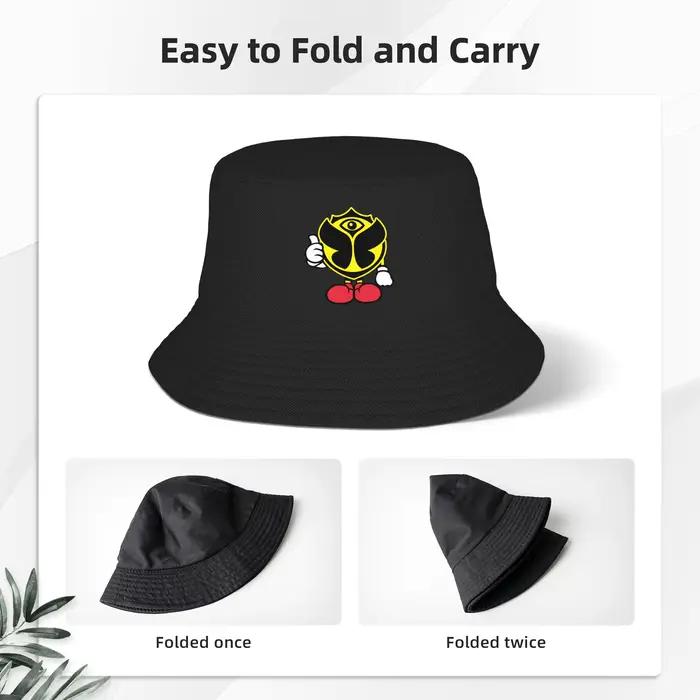 Chapeau Bob Personnalisé Festival Tomorrowland Belgique Femme Homme – Protection Solaire Extérieur Été Camping Pêche