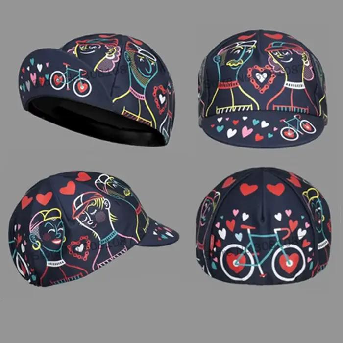 Chapeau de cyclisme drôle casquette de vélo de route été respirant coloré couvre-chef