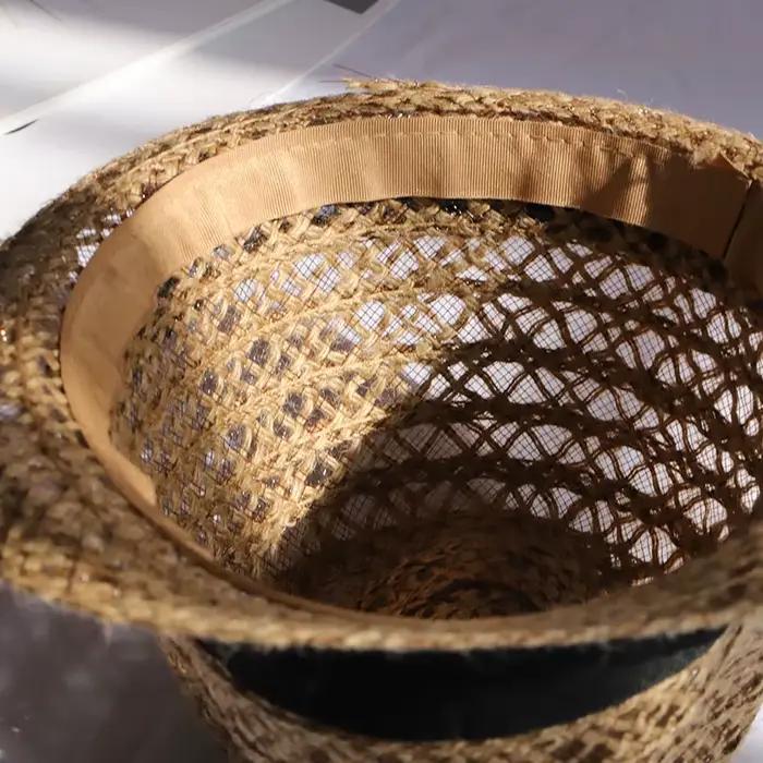 Chapeau de Paille en Feutre pour Femme et Homme