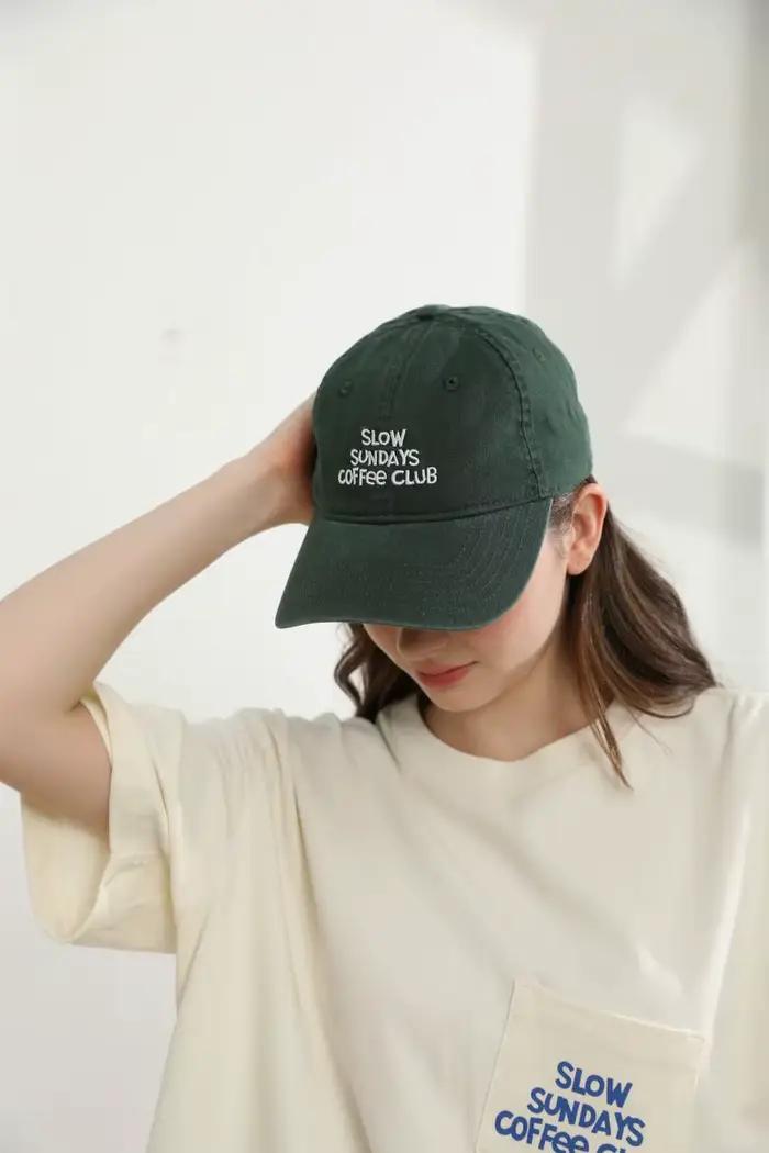 Casquettes de camp de Baseball Coffee Club de marque originale pour hommes et femmes 5 panneaux/6 panneaux chapeau