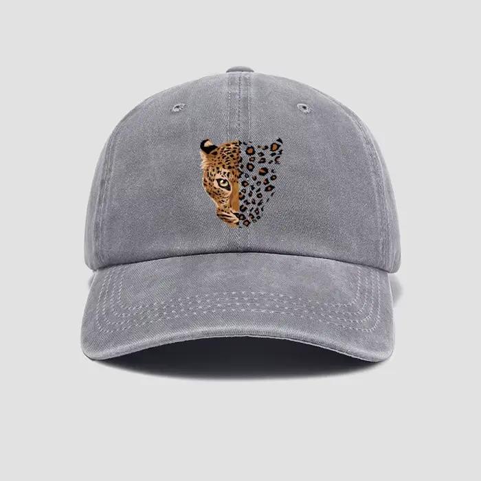 Casquette de baseball unisexe à imprimé léopard pour hommes et femmes, look sportif, confort réglable, adapté aux quatre saisons, idéal pour les sorties et les activités sportives