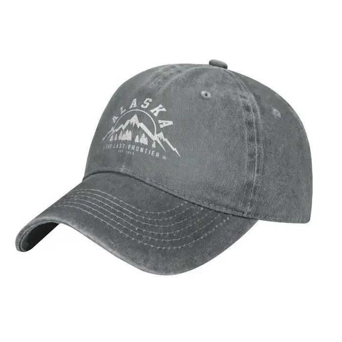 Alaska Est 1959 Mountains Baseball Cap for Women