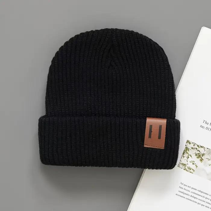 Chapeau Tricoté Doux pour Nouveau-Né Mignon Adapté à L'Étirement Léger et Chaud Pour L'Hiver Tous Les Styles Occasions Spéciales