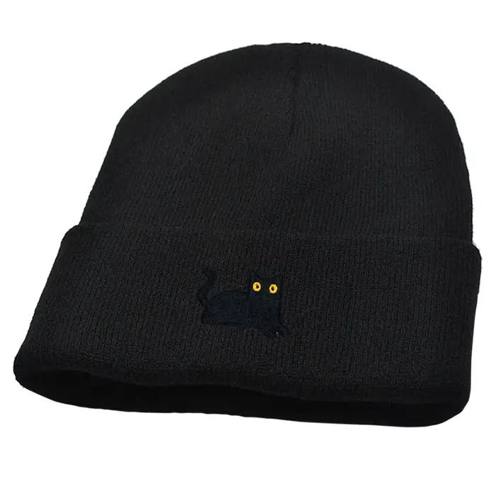 Chapeau pull tricoté chaud pour hommes et femmes