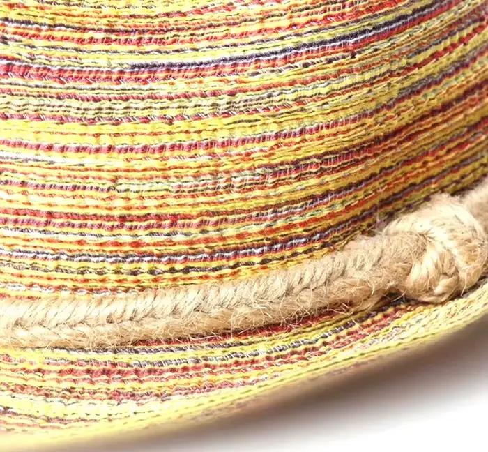 Chapeaux d'été en paille avec nœud pour femmes et hommes