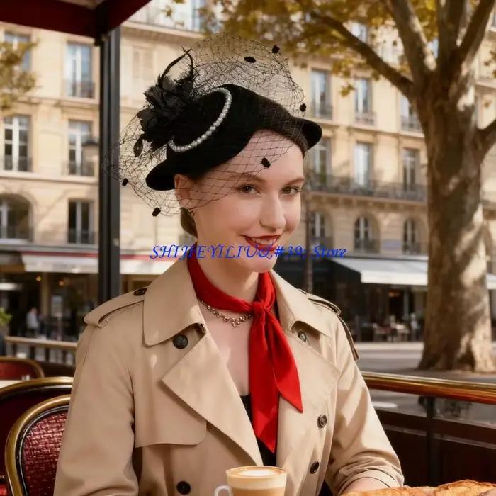 E21F – chapeau à pince à cheveux pour Cocktail