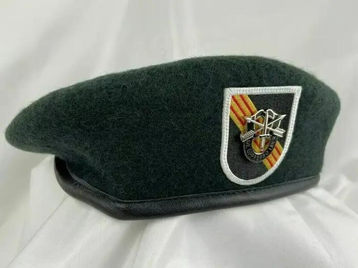 Chapeau béret militaire en laine