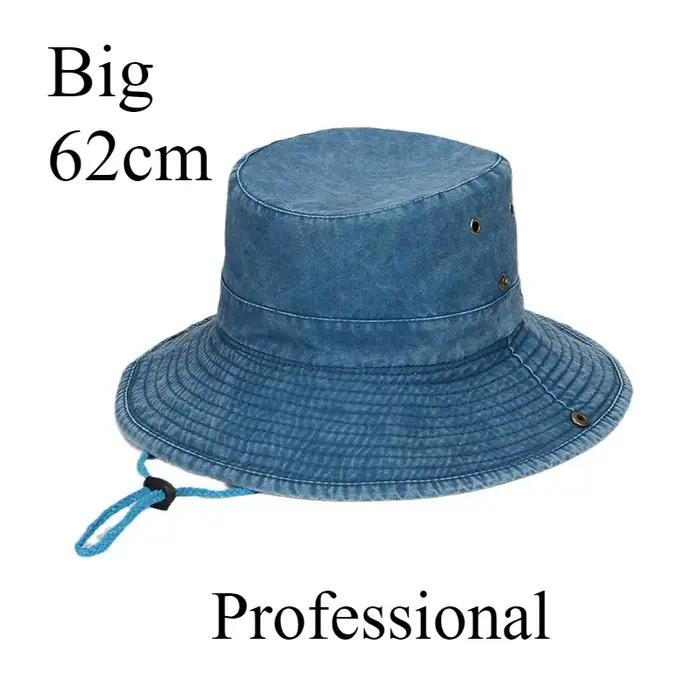 Chapeau en coton grande taille pour homme