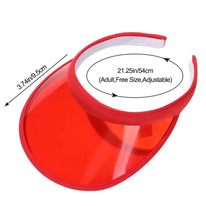 Chapeau de visière de soleil sportif en coton pour homme et femme, protection UV, ajustement réglable, adapté pour les plages et les activités de plein air