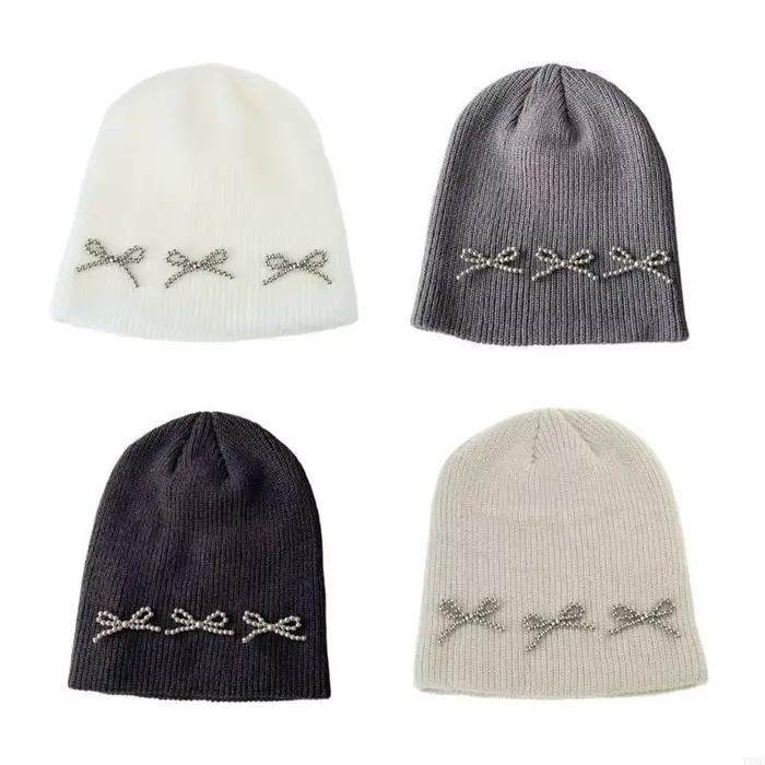 Chapeau tricoté chaud pour femmes