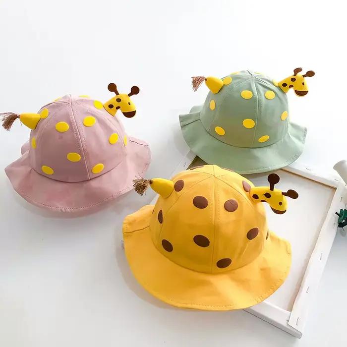 Chapeau de pêcheur Faitolagi Mignon en Coton et Polyester pour Enfants de 4 à 6 Ans Occasions Estivales et Plage