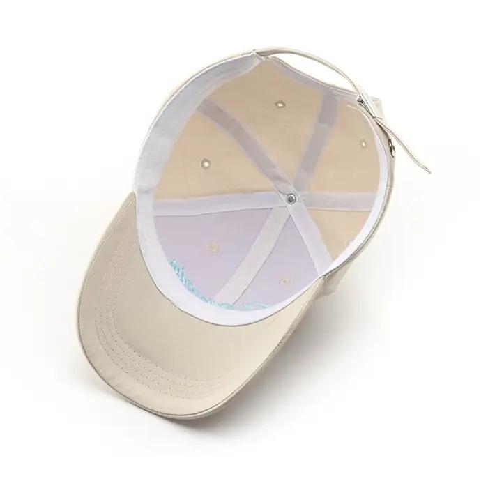 Casquette de baseball décontractée en coton vert beige FS Brand pour l'été