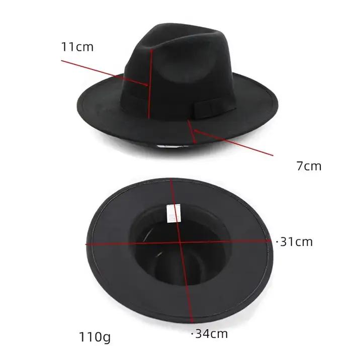 Chapeau Michael Jackson Cosplay Fedora Style Gentleman Formel Hiver Été Blanc Noir Occasions Spéciales Danse Cadeau