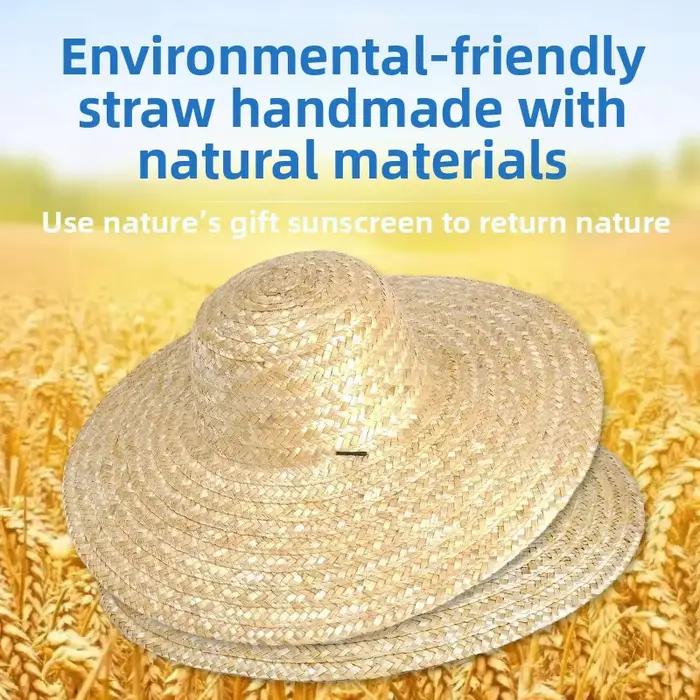 Chapeau de paille tressé pour homme