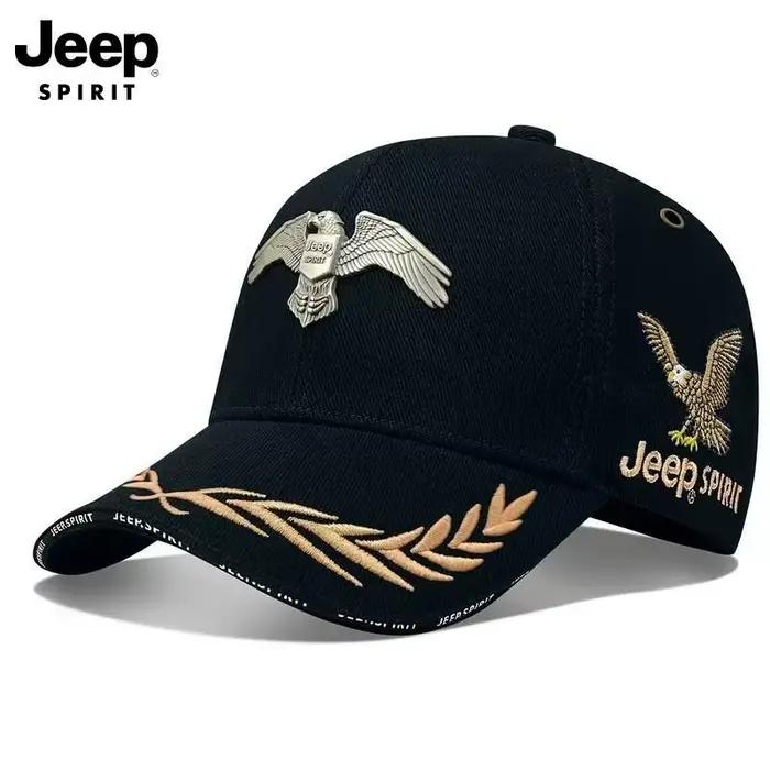 Casquette de baseball pour hommes de la marque Jeep chapeau de protection solaire style moderne couleurs variées pour homme ocassions spéciales printemps été