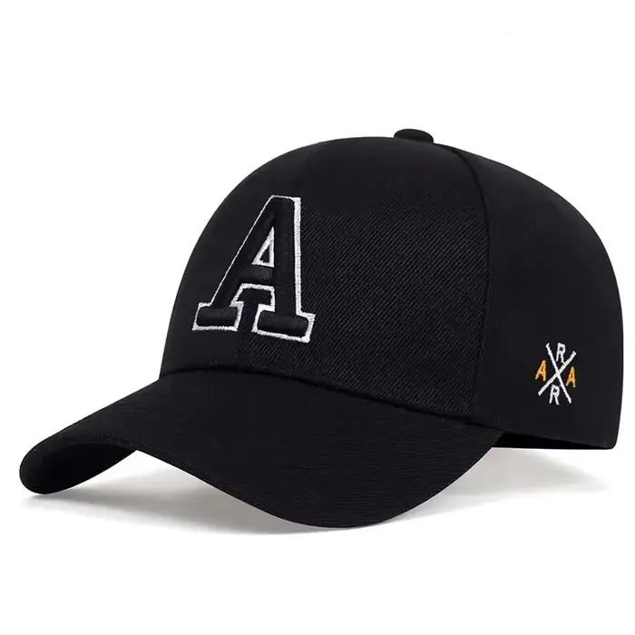 Casquette de cyclisme unisexe avec lettres latérales