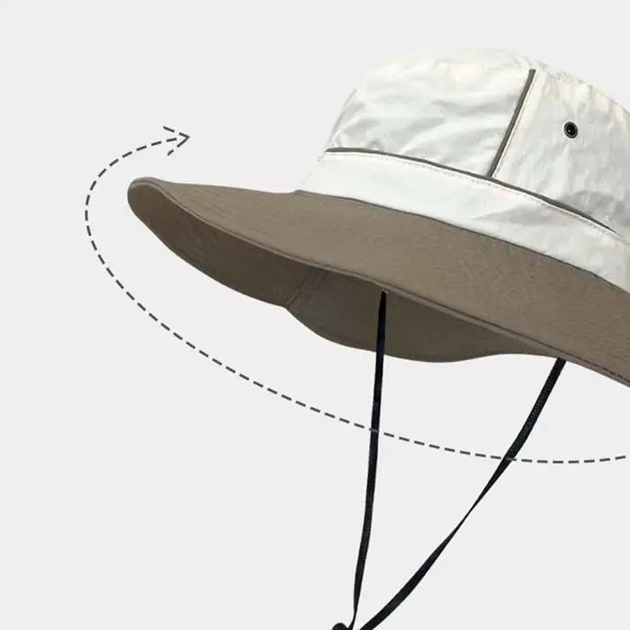 Chapeau d'équitation coupe-vent avec cordon