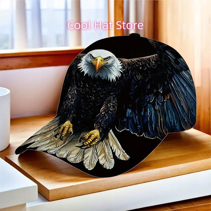 1 casquette de baseball Majestic Eagle | Léger et portable