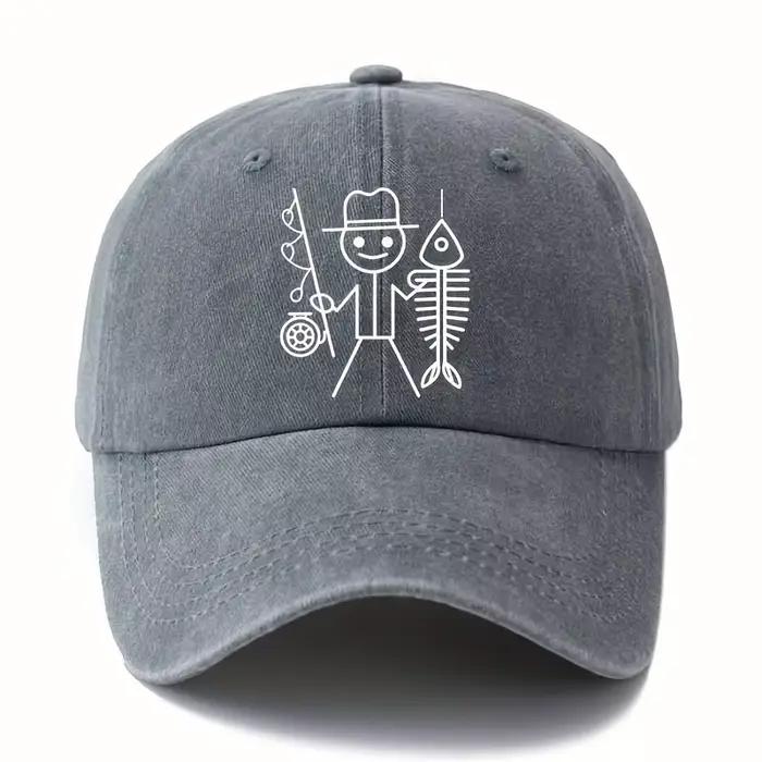 Casquette de baseball de pêche pour homme