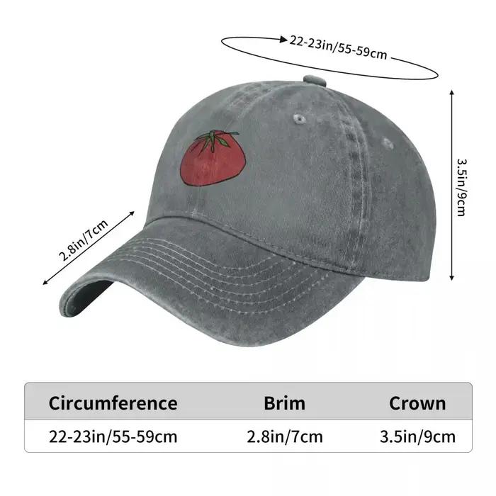 Casquette de Baseball en forme de tomate pour hommes et femmes