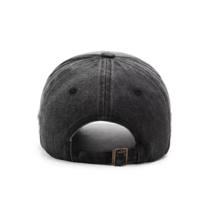 Casquette de baseball rétro délavée, chapeau de soleil ancien et réglable
