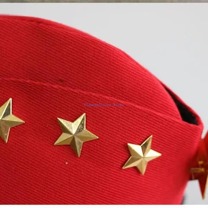 Chapeau de capitaine pour spectacle et fêtes d'Halloween polyvalent en polyester avec style sportif et couleurs variées pour femmes