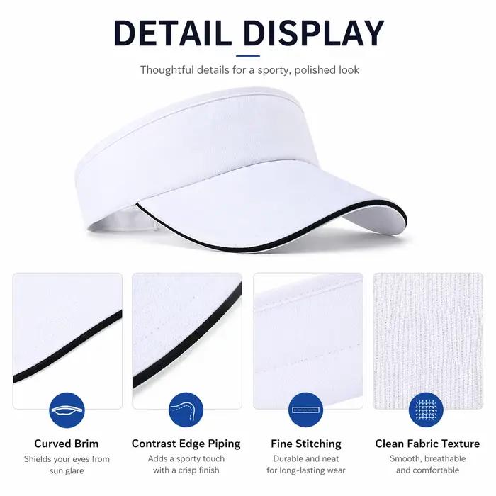 Casquette de soleil sport réglable pour femmes et hommes
