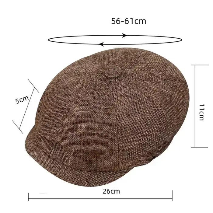 Nouveau Vintage casquettes homme chapeaux Golf conduite soleil plat Cabbie casquette Peaky Blinder pour hommes femmes été printemps automne chapeau