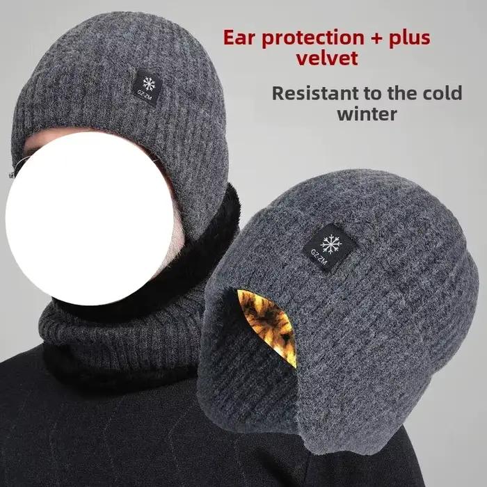Chapeau pour hommes hiver chaud tricoté