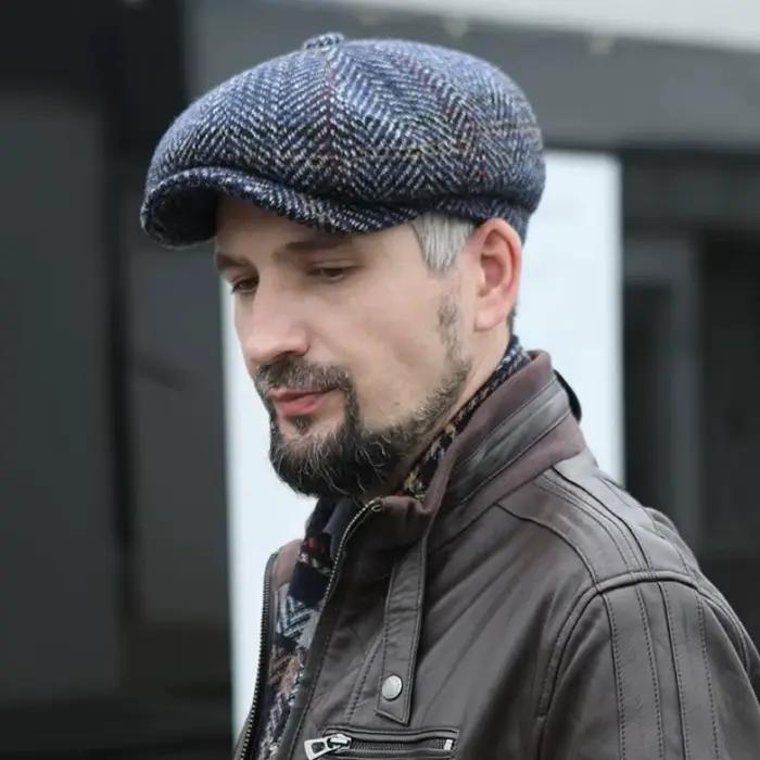 Nouveau Vintage casquettes homme chapeaux Golf conduite soleil plat Cabbie casquette Peaky Blinder pour hommes femmes été printemps automne chapeau