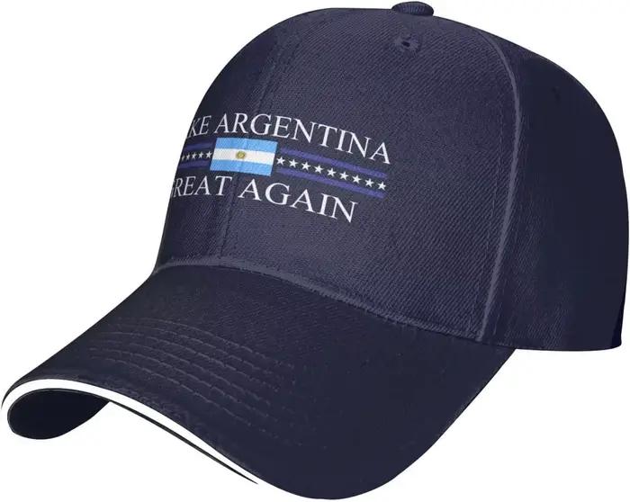 Faire l'Argentine encore une fois géniale chapeau hommes casquettes de Baseball
