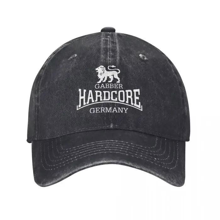 Casquette Hardcore Gabber demin Durable pour toutes les saisons