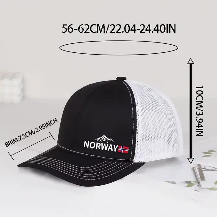 Casquette de camionneur en maille souvenir de Norvège