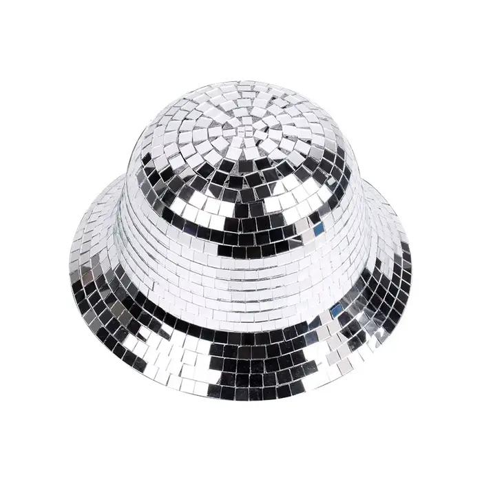 Nouveau produit Disco Ball seau chapeau mode rétro miroir Style Hip Hop homme femme