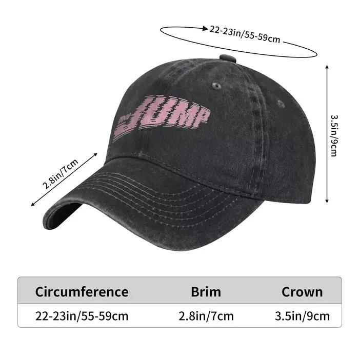Casquette imprimée Pinkes Jump Kpop pour hommes et femmes