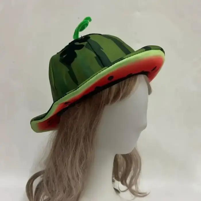 Chapeau pastèque chaud et créatif