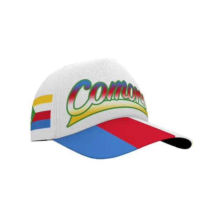 Casquettes de baseball des Comores avec nom personnalisé
