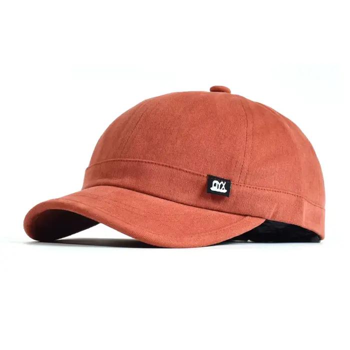 Casquette de Baseball Vintage à Bord Court pour Homme et Femme